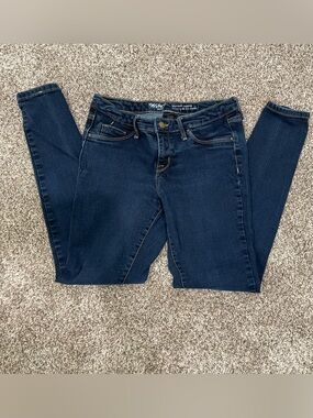 Mossimo Supply Co. Dark Blue Skinny Jeans